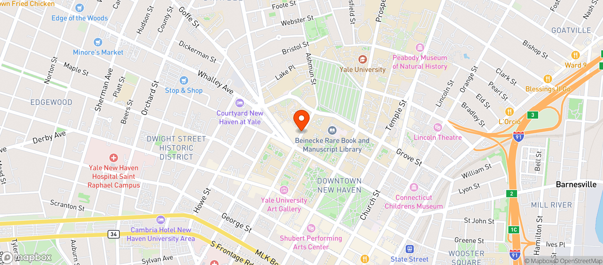 Map showing Toads Place