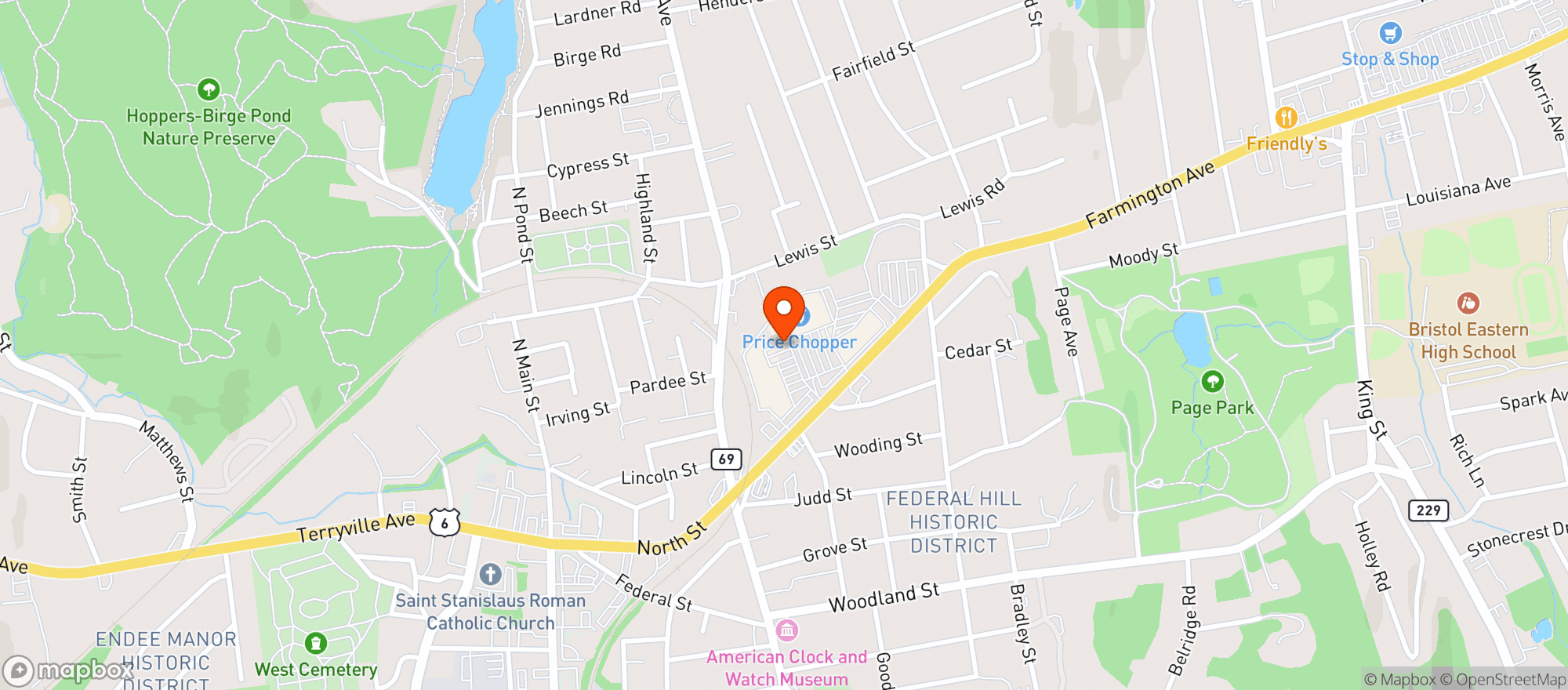 Map showing Gnc