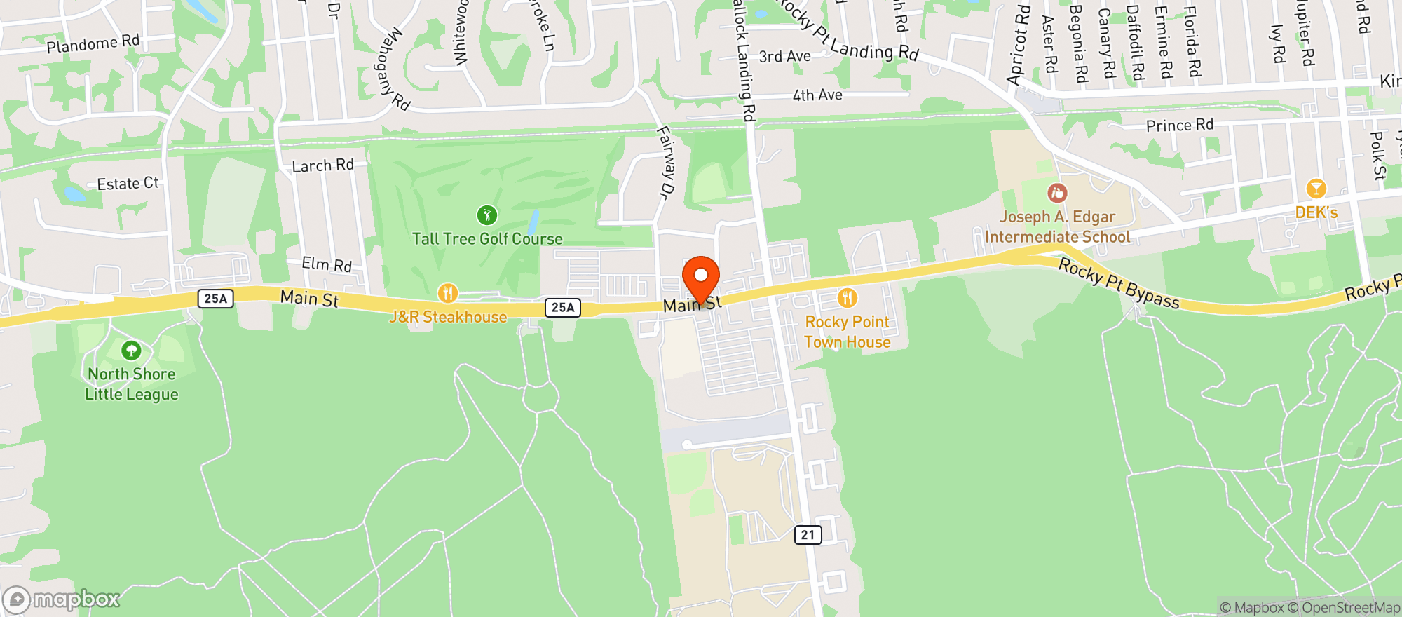 Map showing Gnc