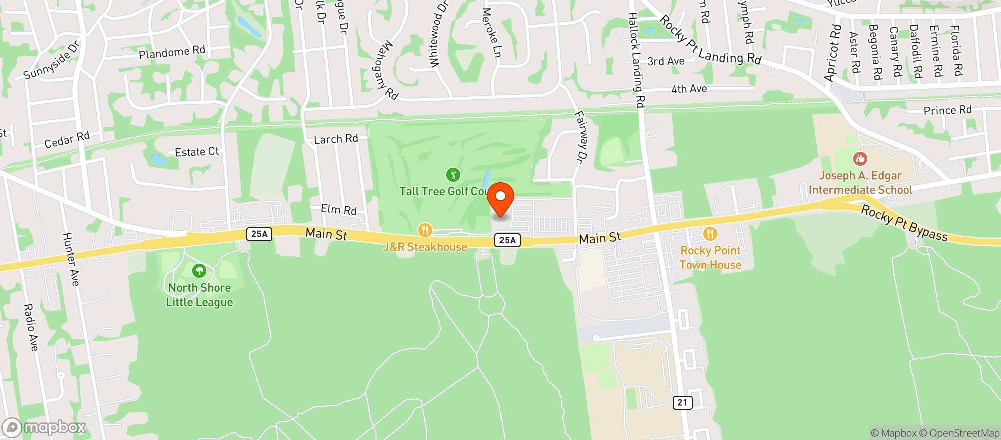 Map showing Stop & Shop