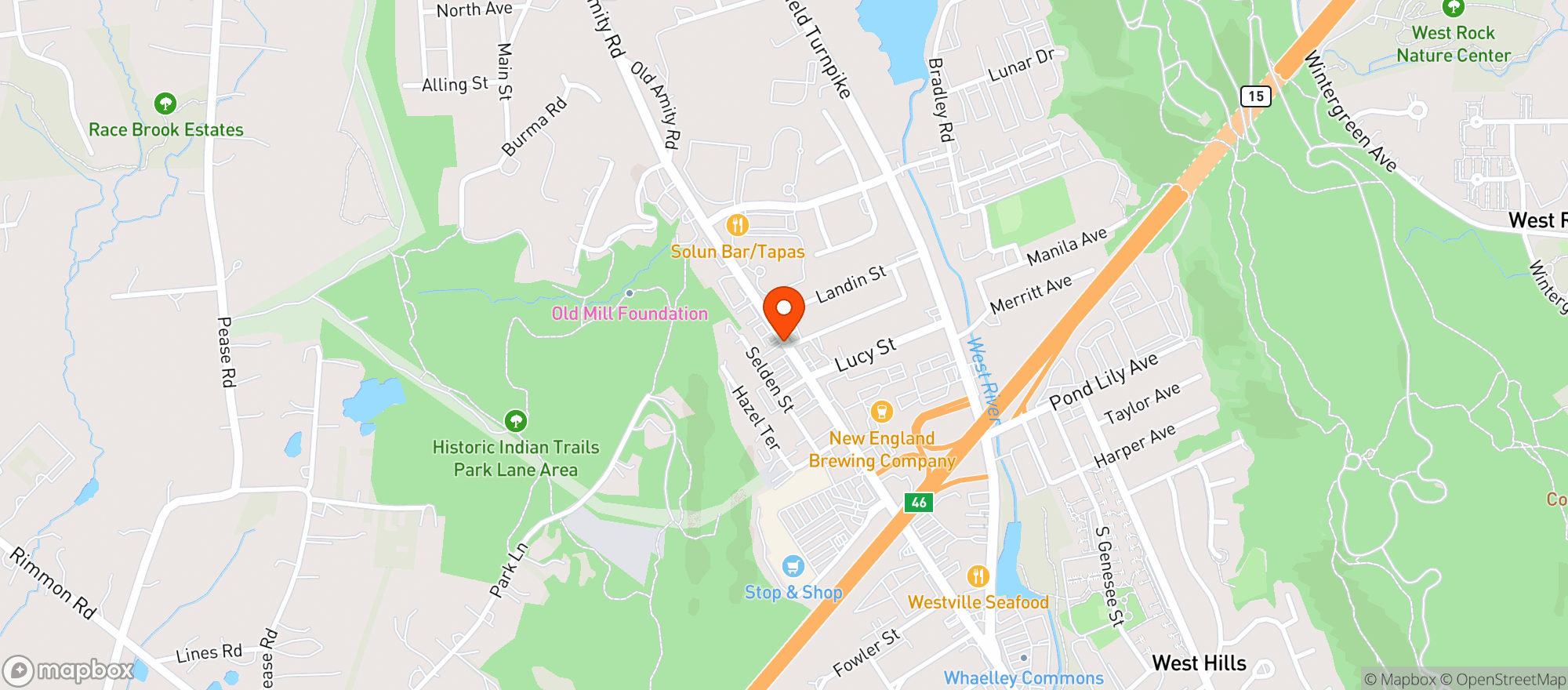 Map showing Paolo Ristorante