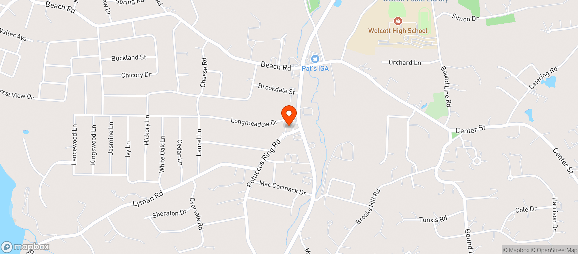 Map showing Discount Liquor Outlet