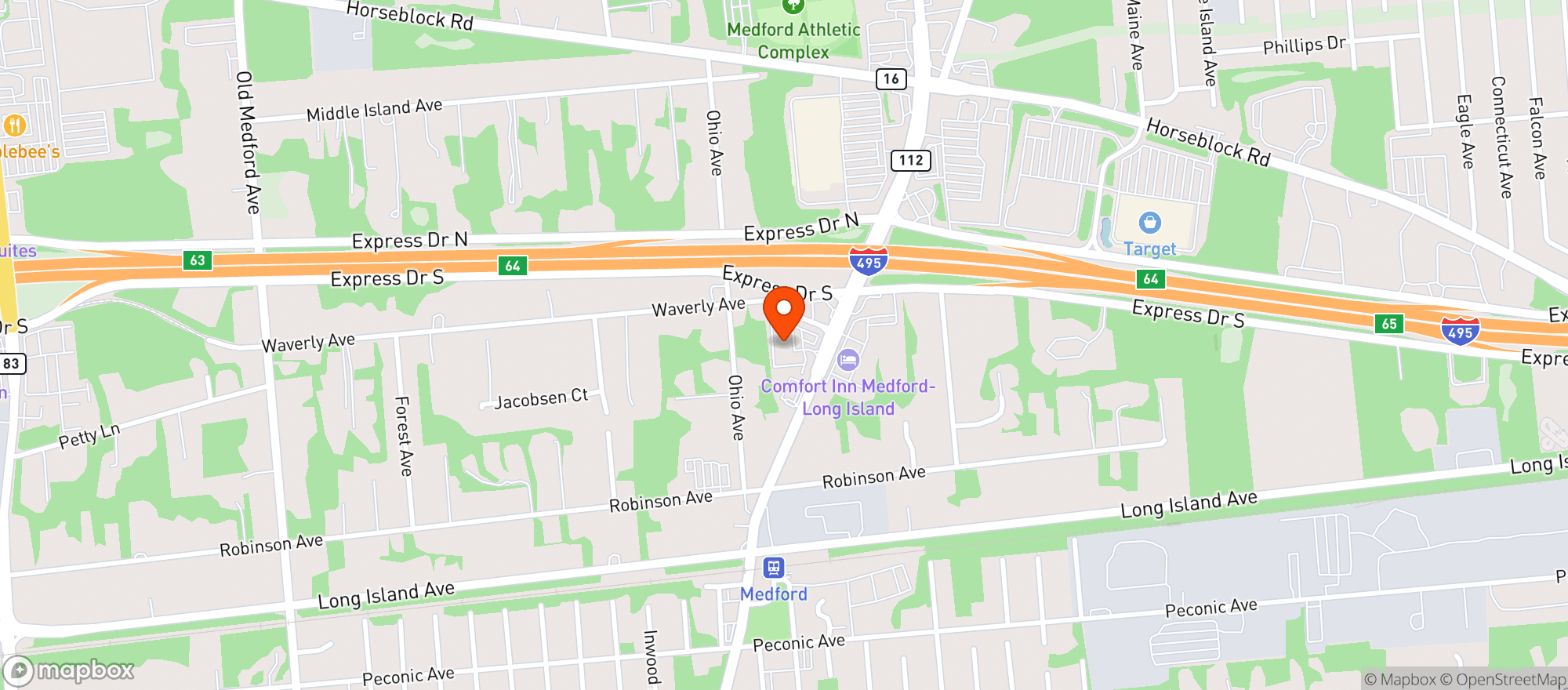Map showing 112 Liquors