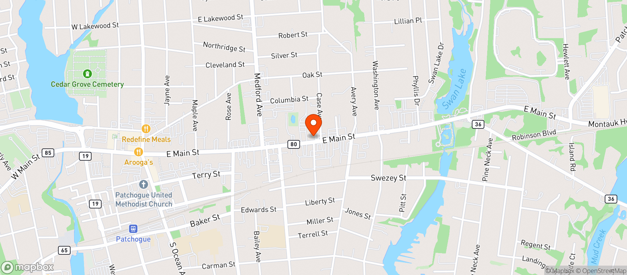 Map showing BMB Wines & Liquor