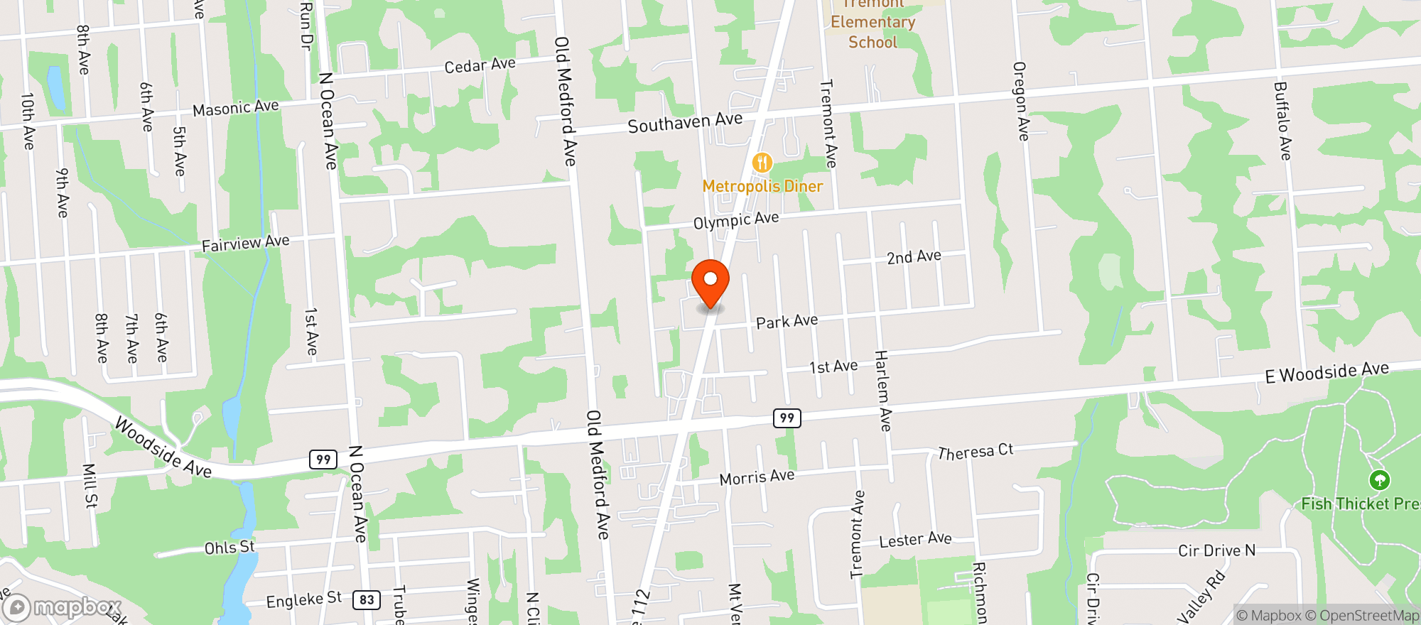 Map showing Swiftway Beverage