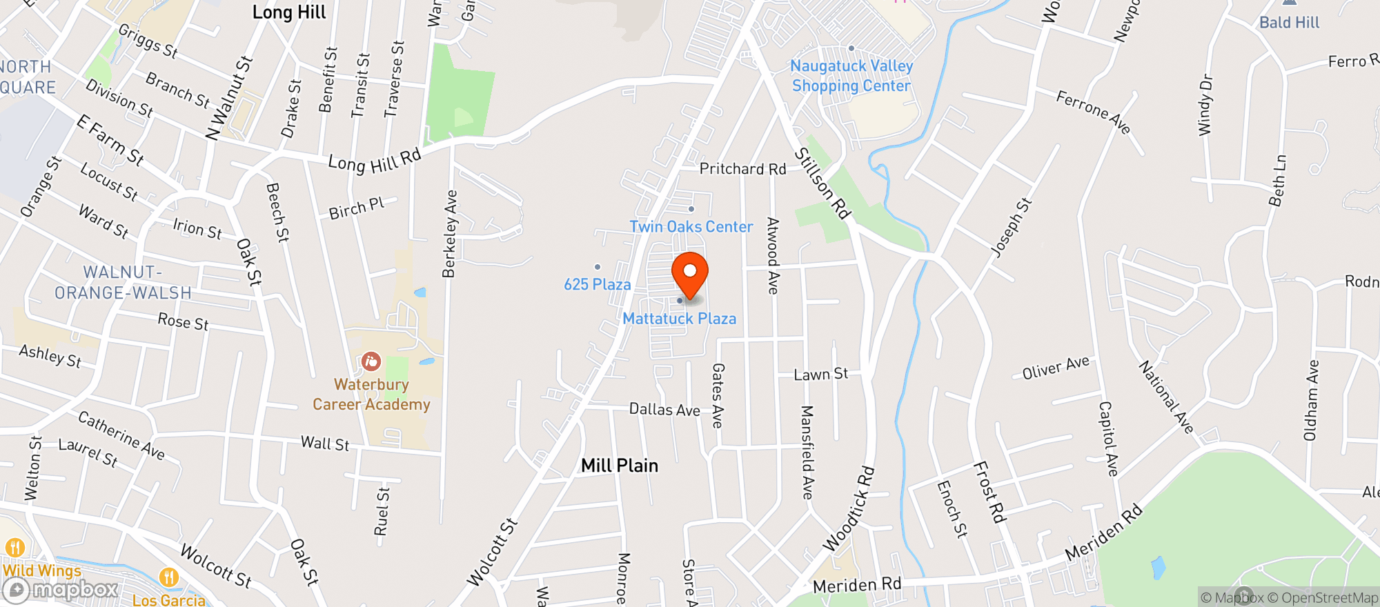 Map showing Bella Liquors