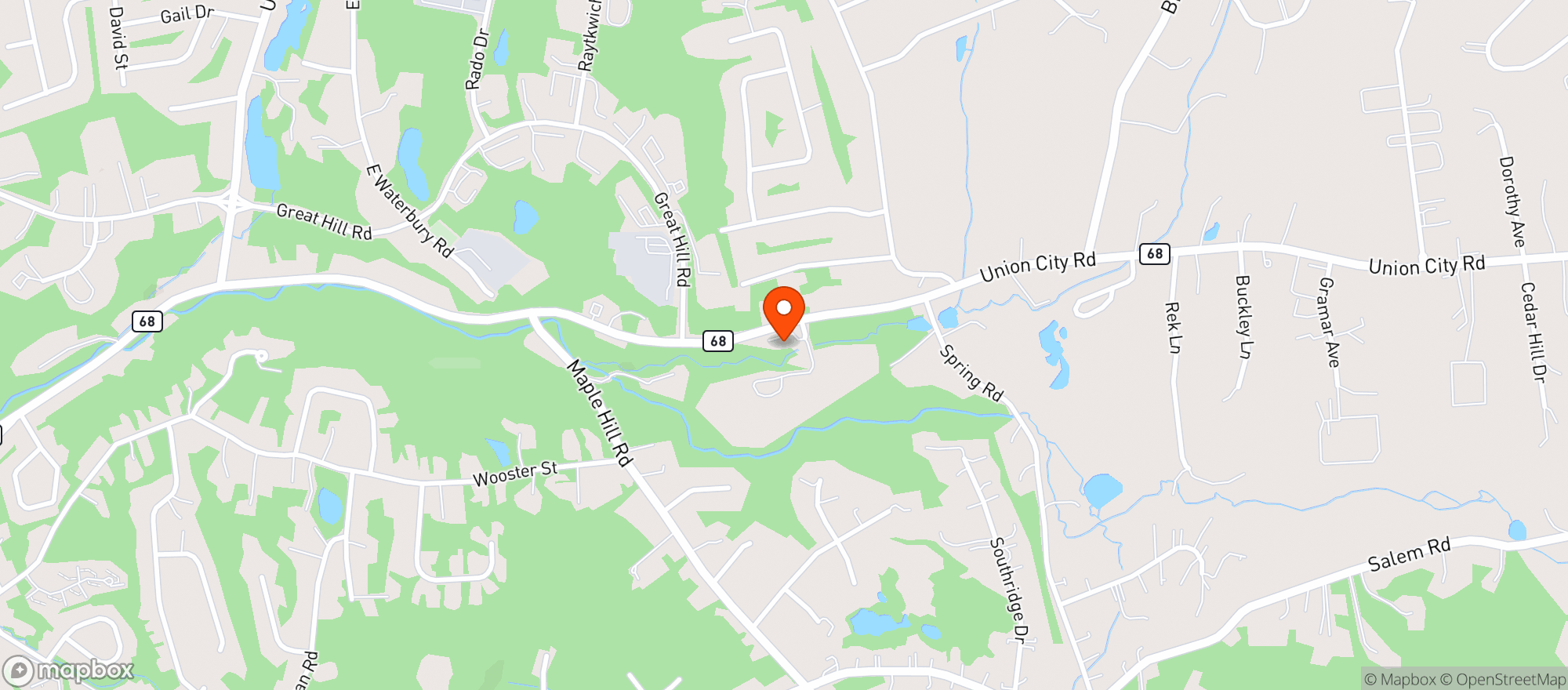 Map showing Ploski's Finest Liquors
