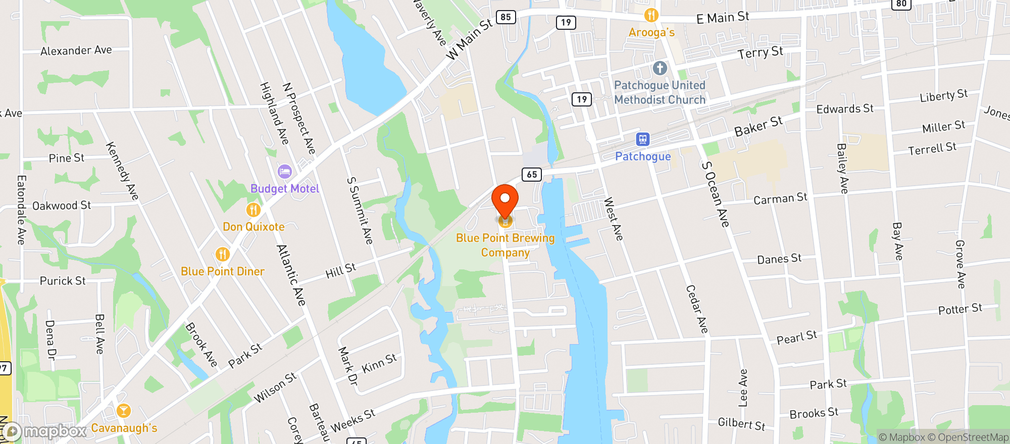 Map showing The Better Man Distilling Company