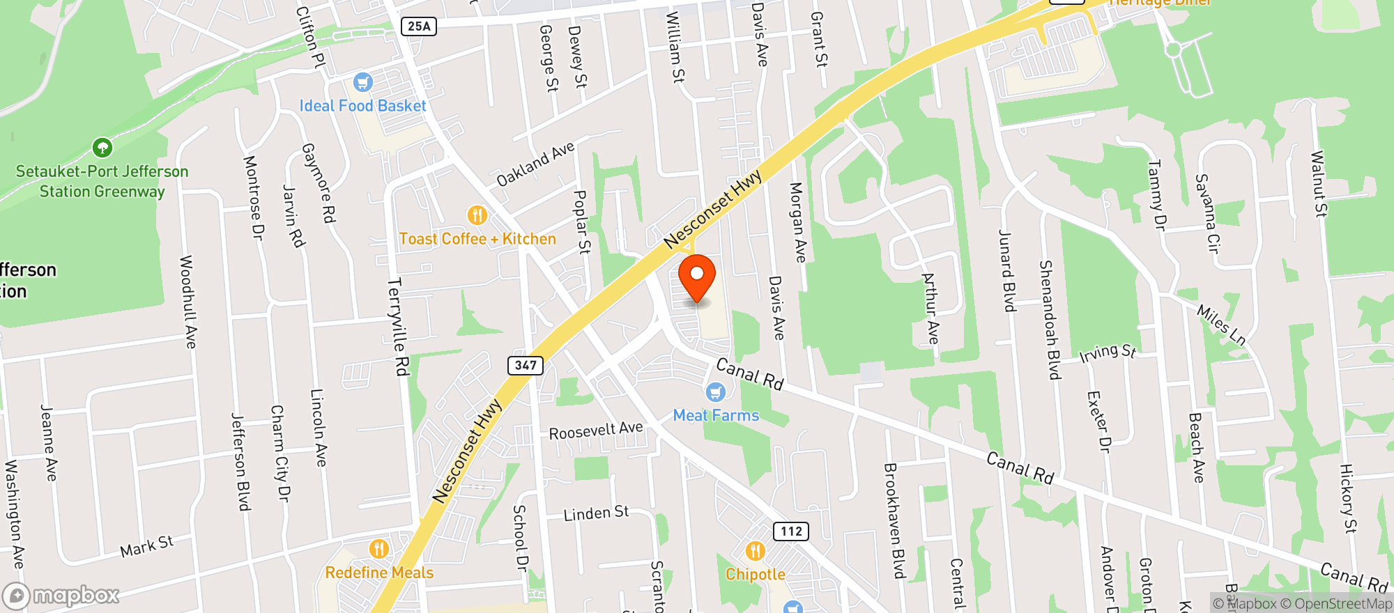 Map showing SHOPRITE