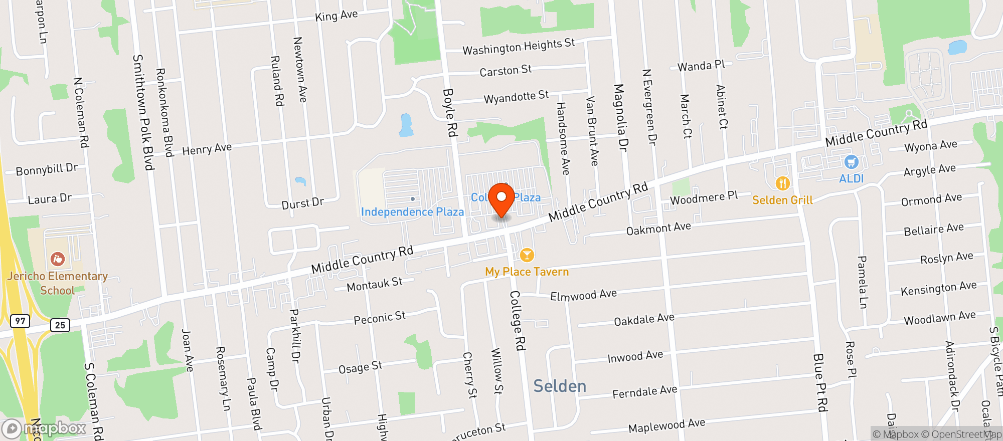 Map showing Shoprite