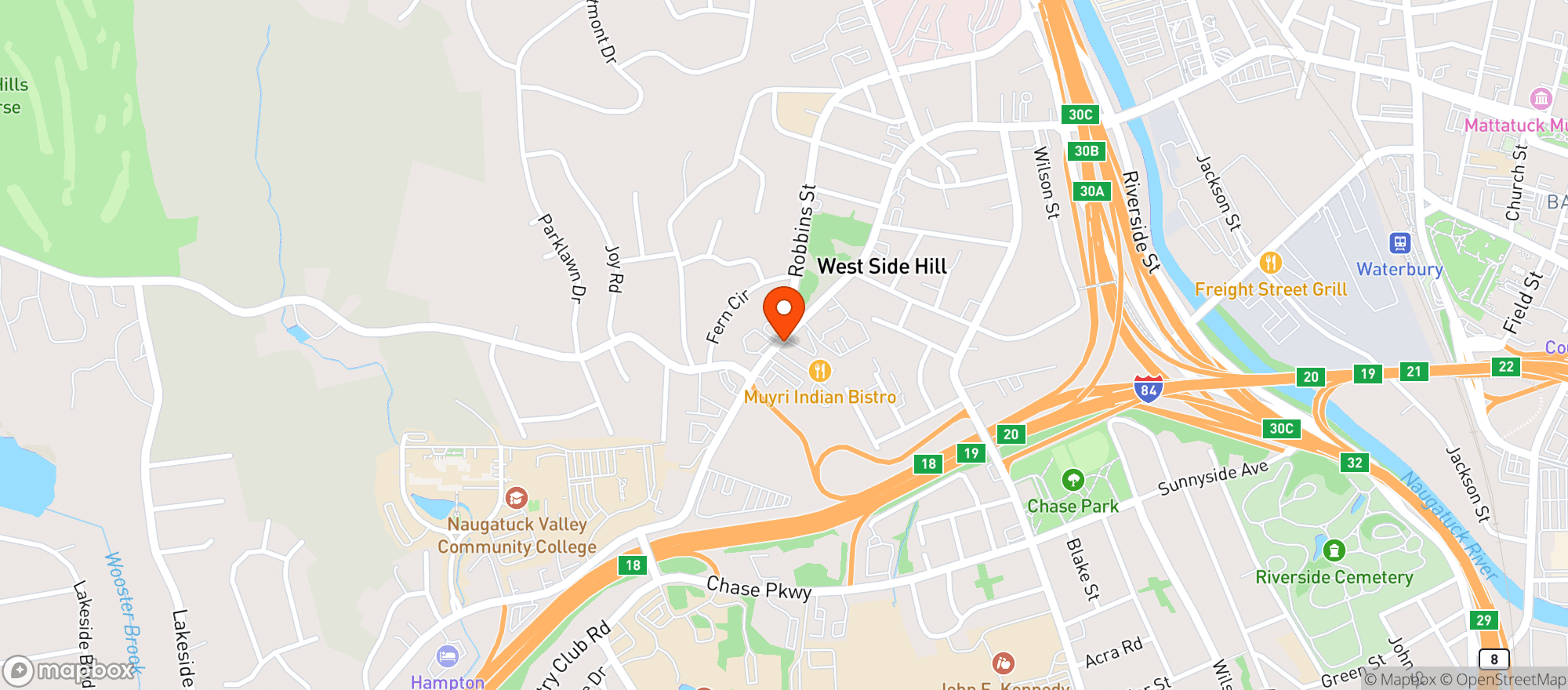 Map showing Bottle Shop Wine