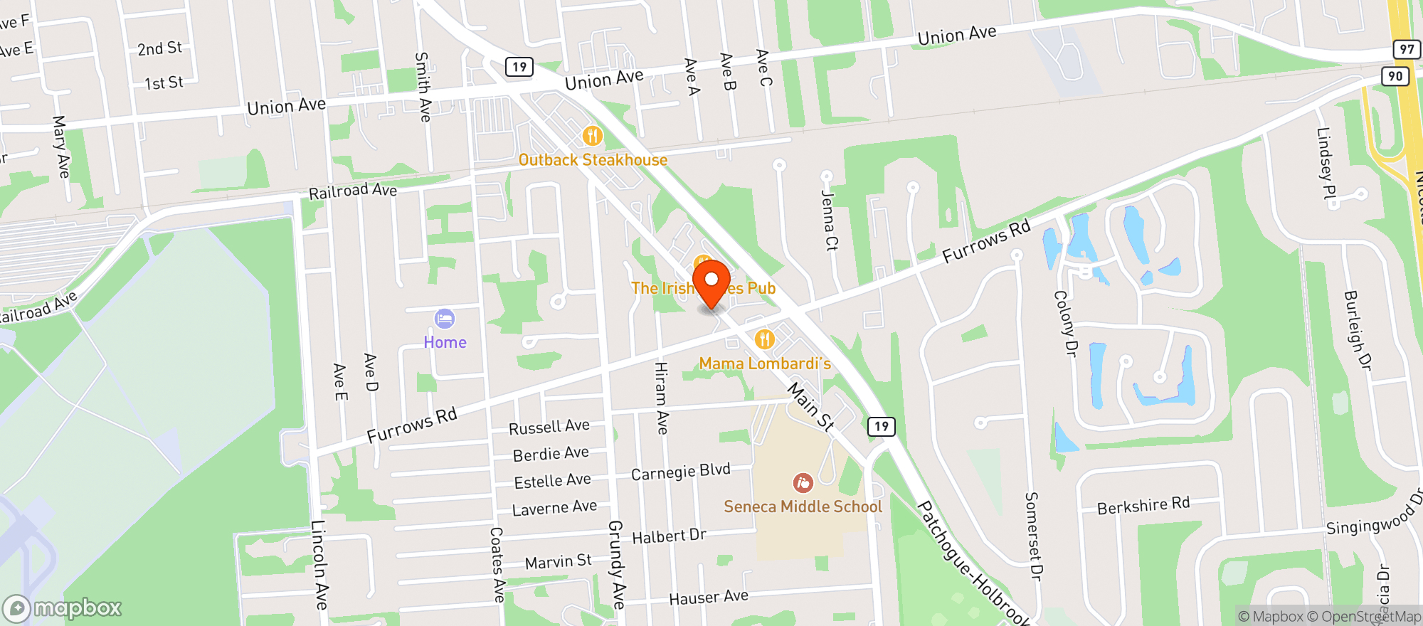 Map showing TAG BEER