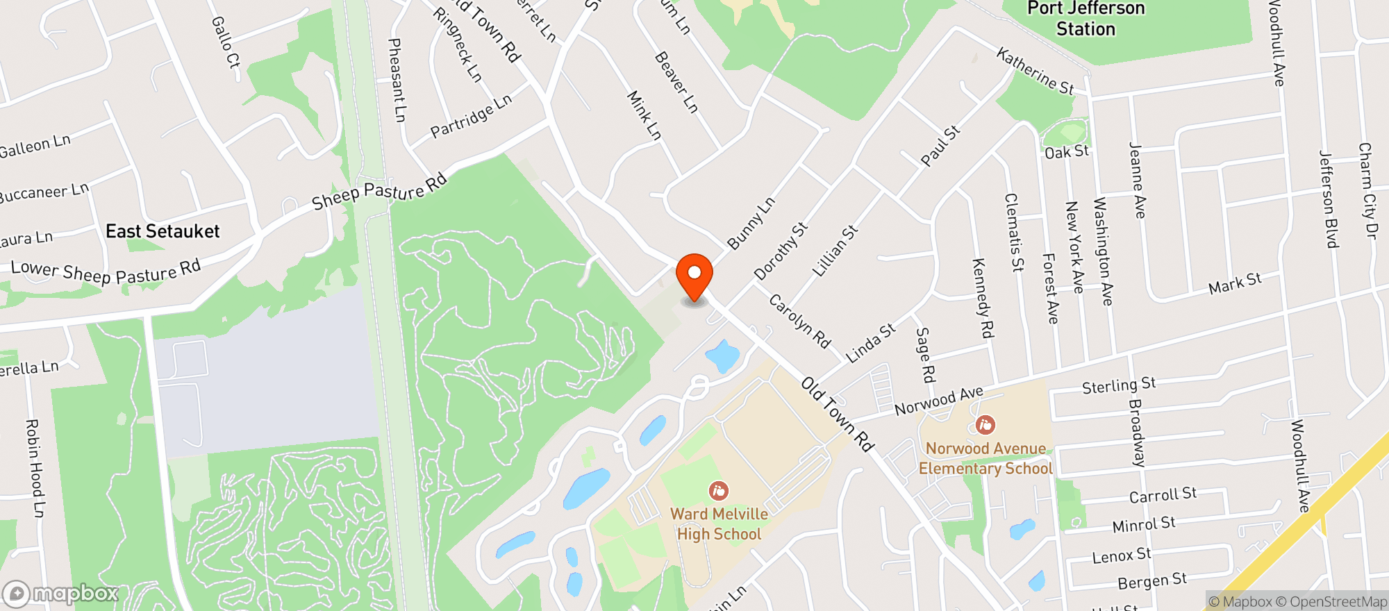 Map showing Olde Towne Gardens