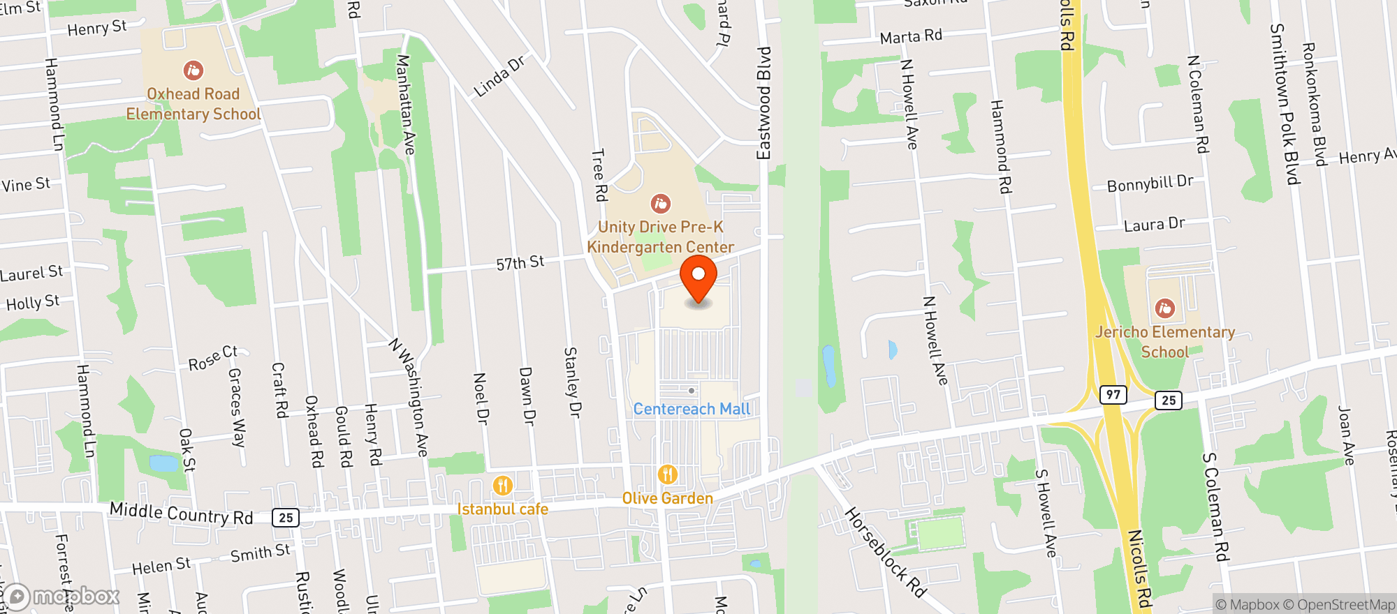 Map showing Walmart Store #2286