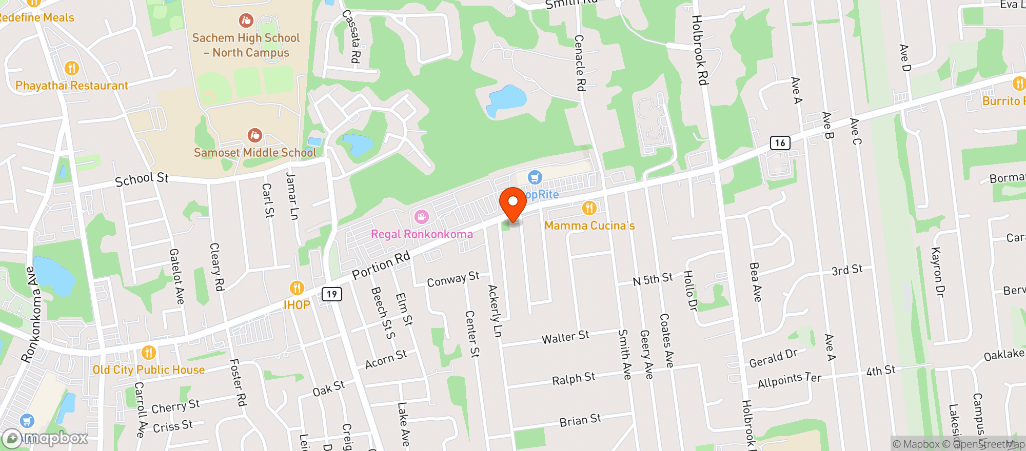 Map showing BEER CIGAR LOTTO
