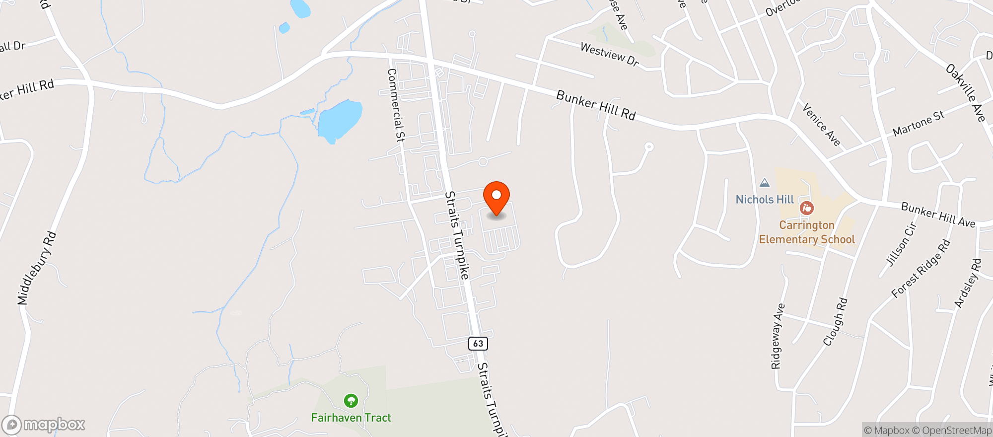Map showing Stop & Shop - 0657 - Watertown