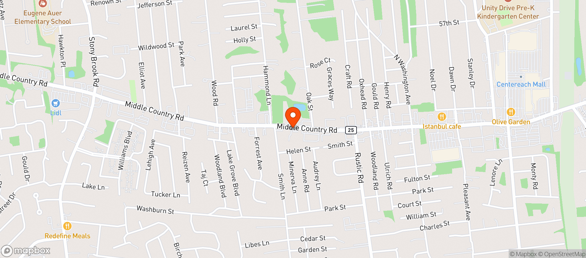 Map showing Philly Beer & Soda