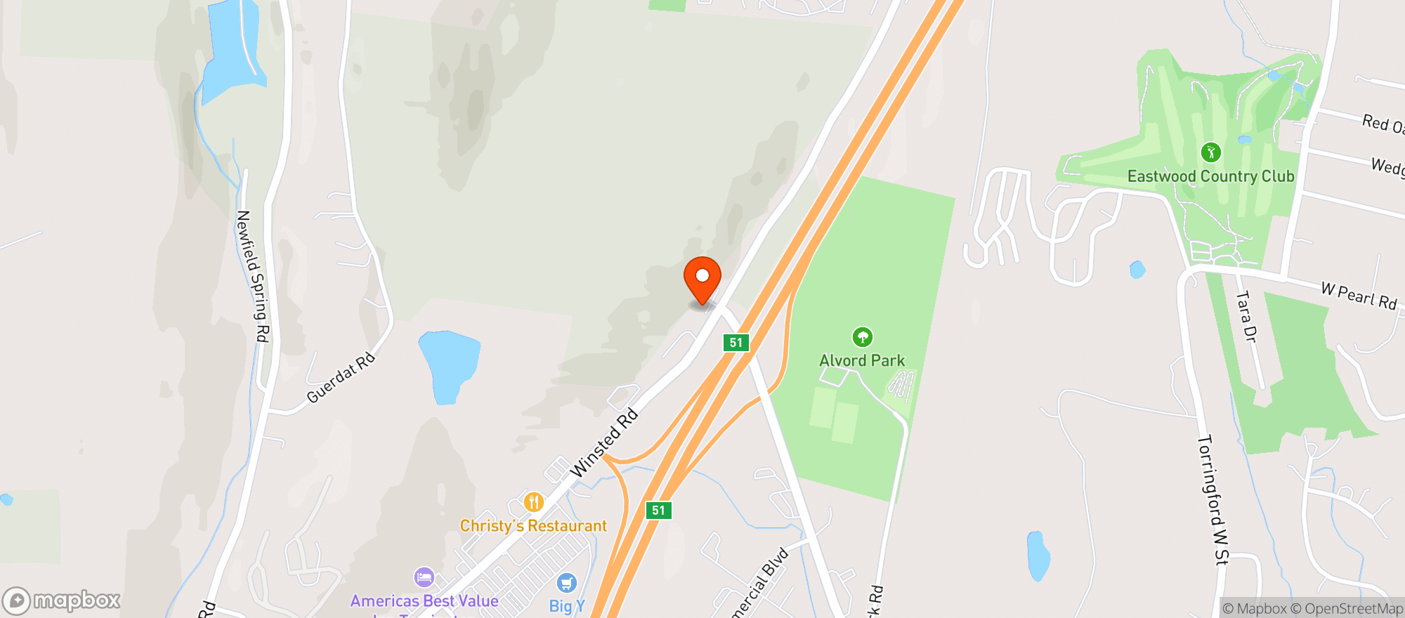 Map showing Nicky G's Wine &Spirits
