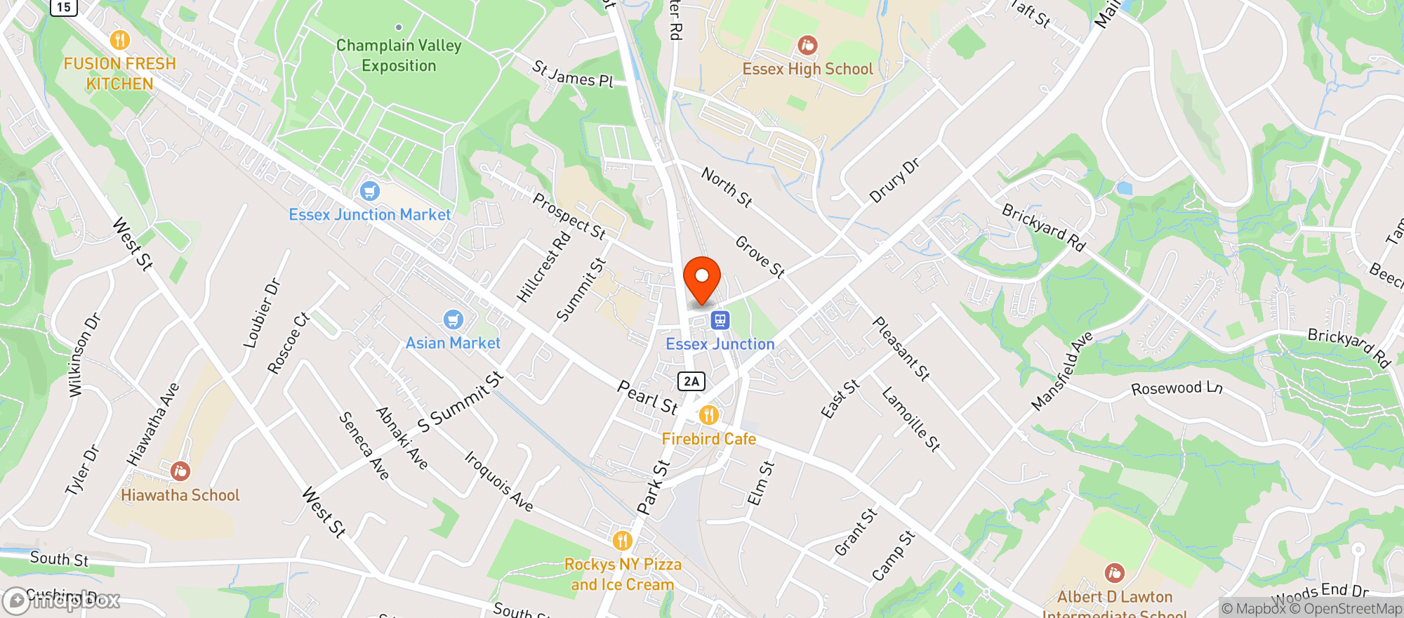Map showing Central Beverage