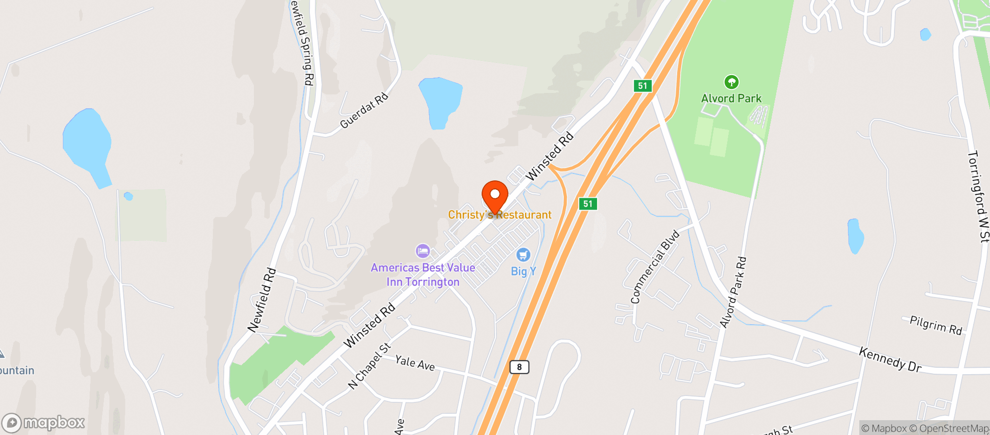Map showing Party Town Wine & Liquor