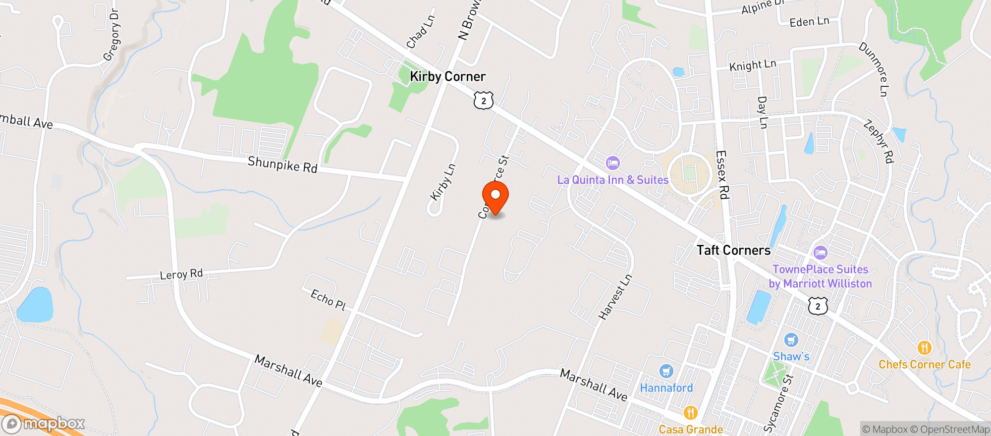 Map showing 802 Distributing