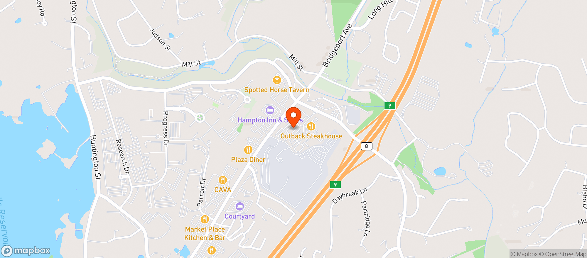 Map showing Wine Emporium