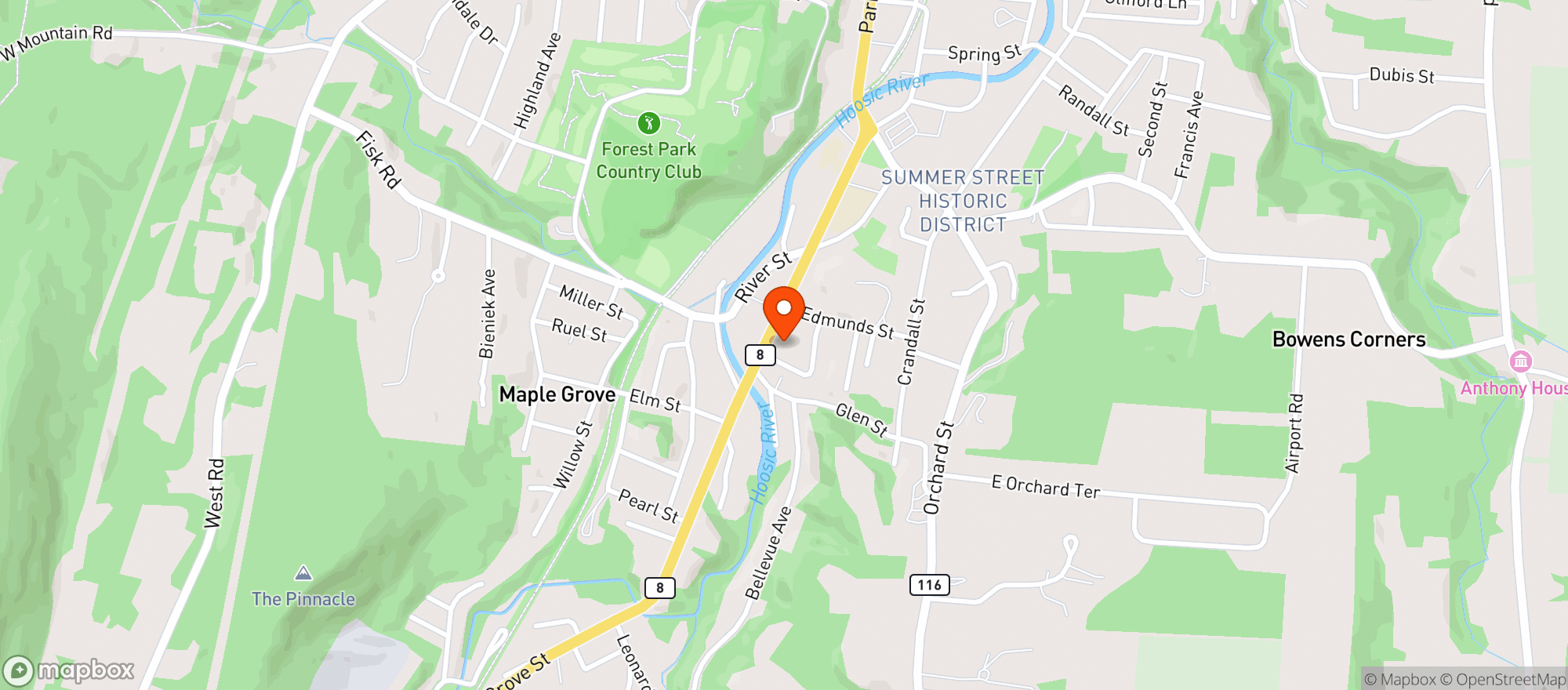 Map showing O Gearys