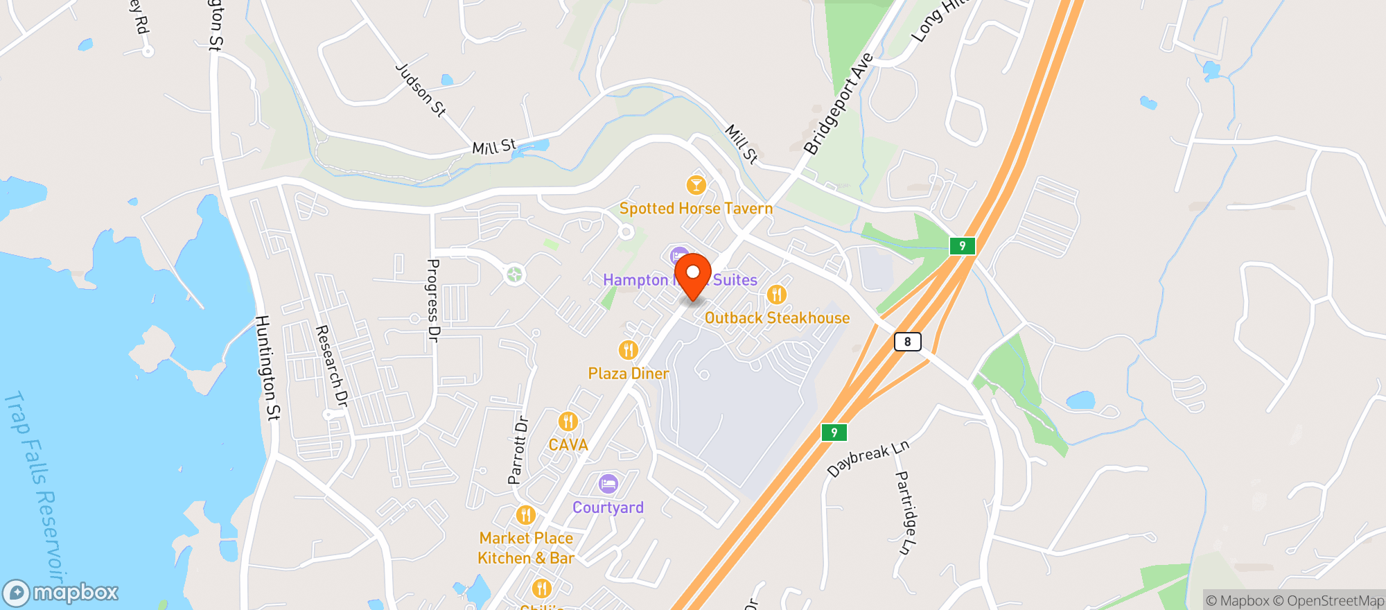 Map showing Fountain Square Wine & Spirits