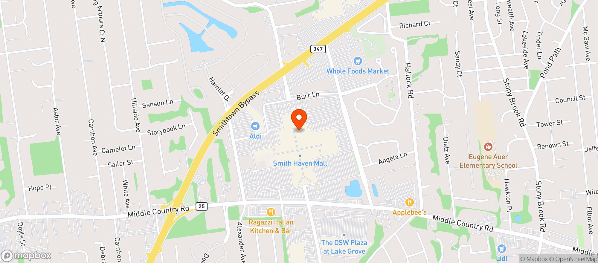 Map showing Gnc