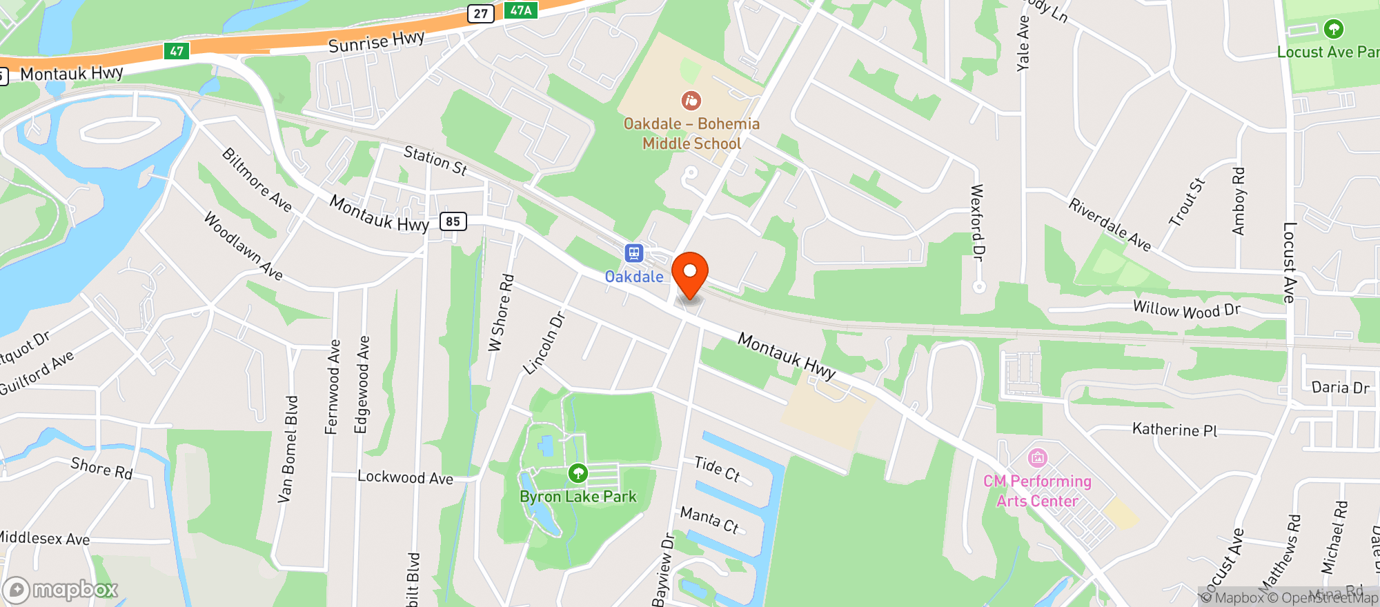 Map showing STAR MART