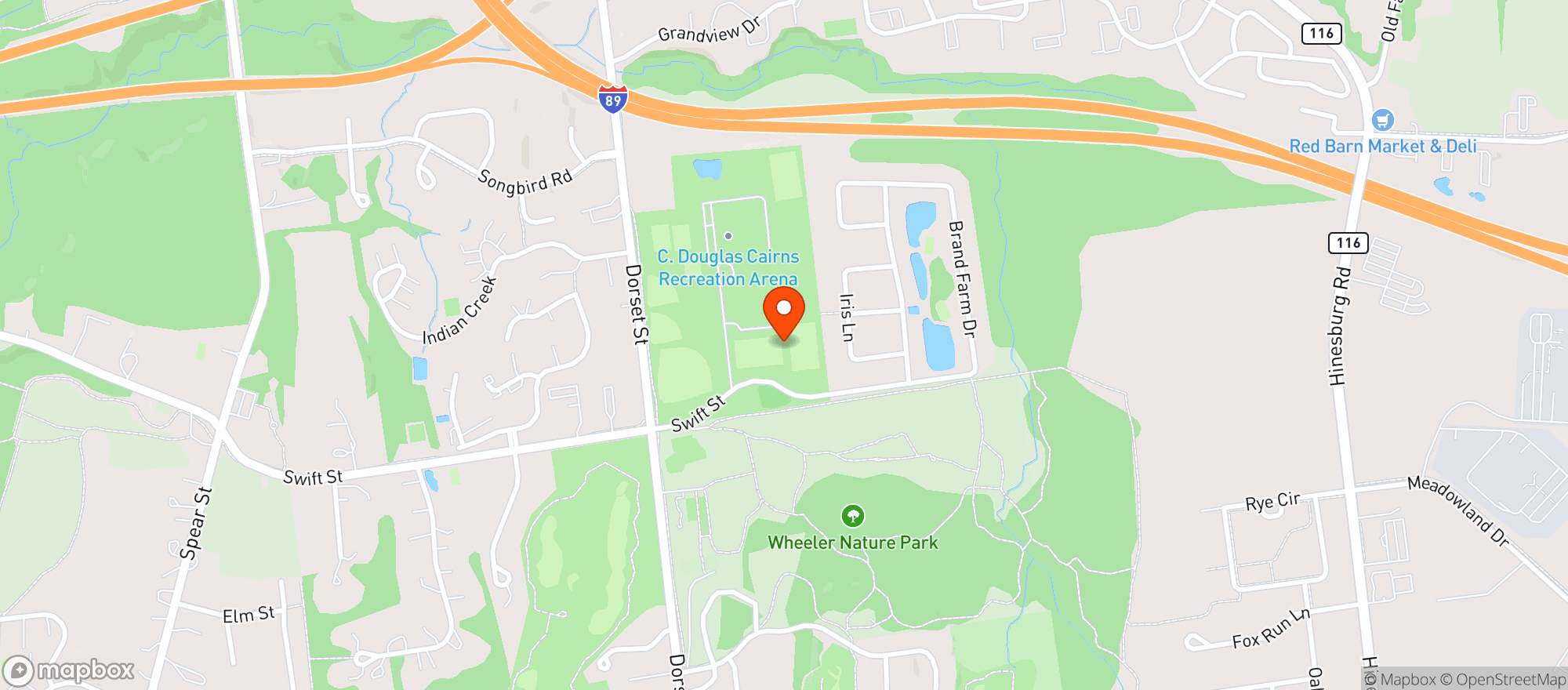 Map showing Unmatched