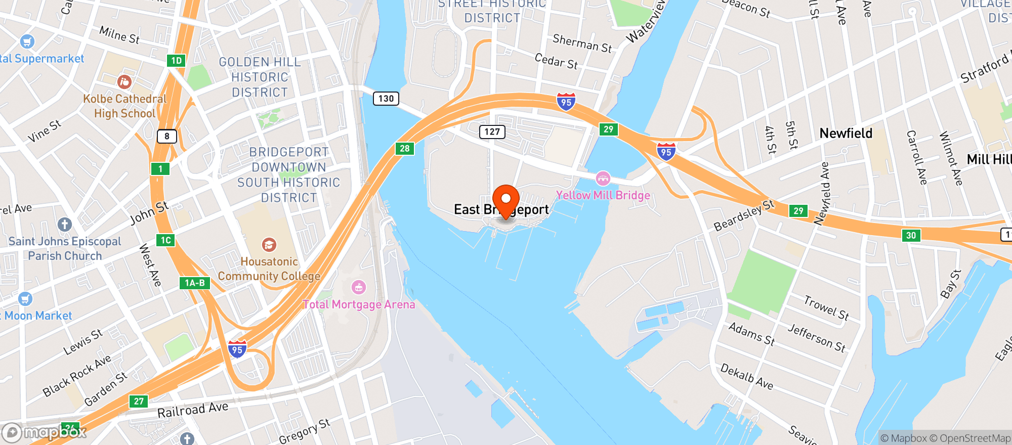 Map showing Boca Oyster Bar