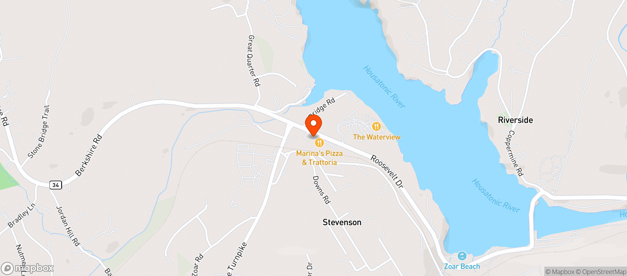 Map showing Lakeside Wine