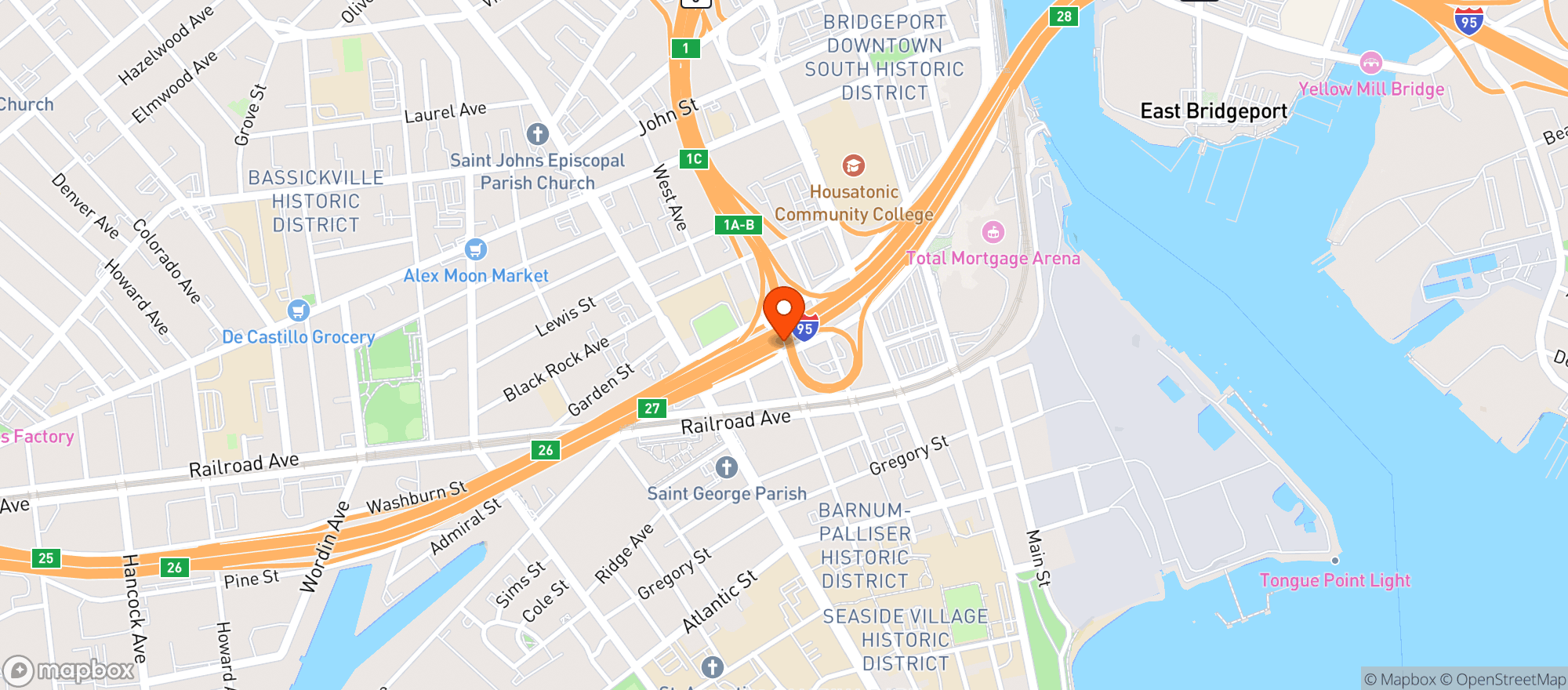 Map showing Brewport