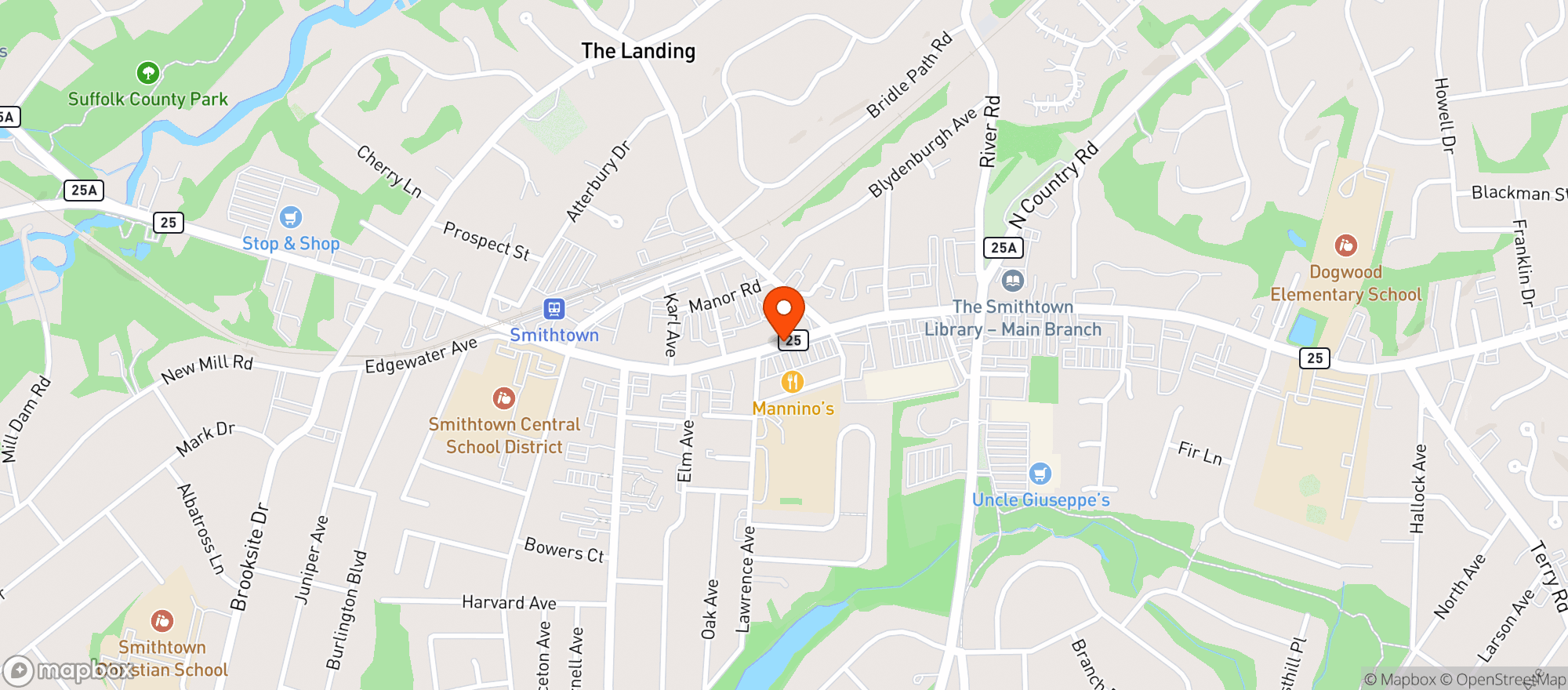 Map showing Chop Shop