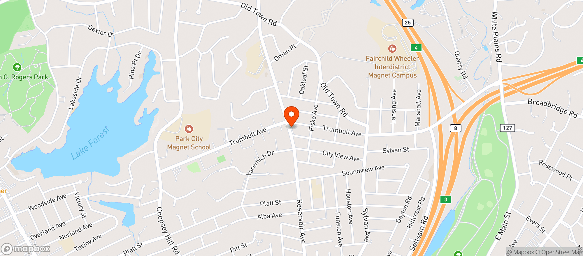 Map showing Dreams Liquor