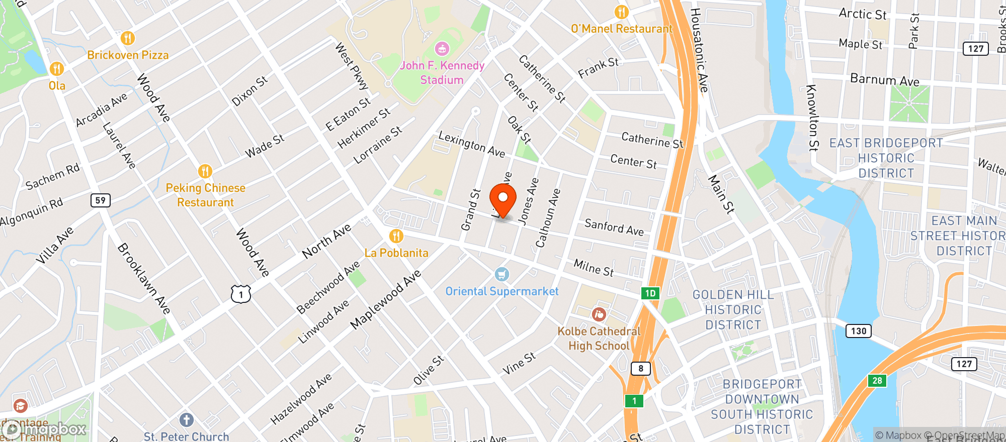 Map showing Vasco Da Gama Club