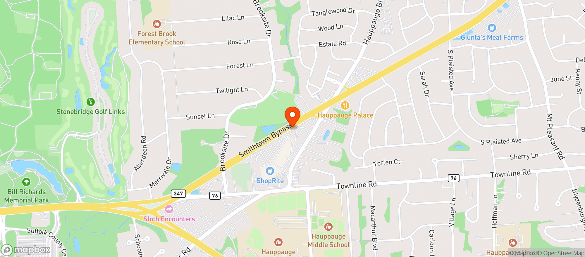 Map showing UNCLE GIUSEPPES MARKETP #662