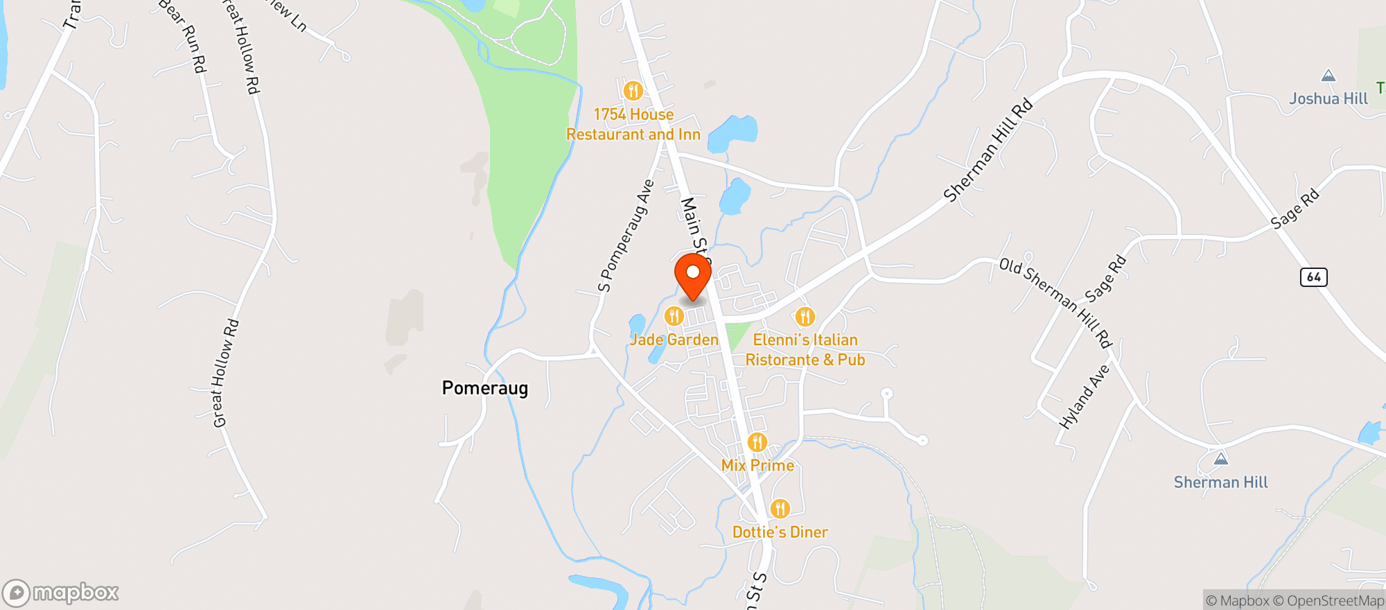 Map showing Nutmeg Wine And Spirit Shoppe