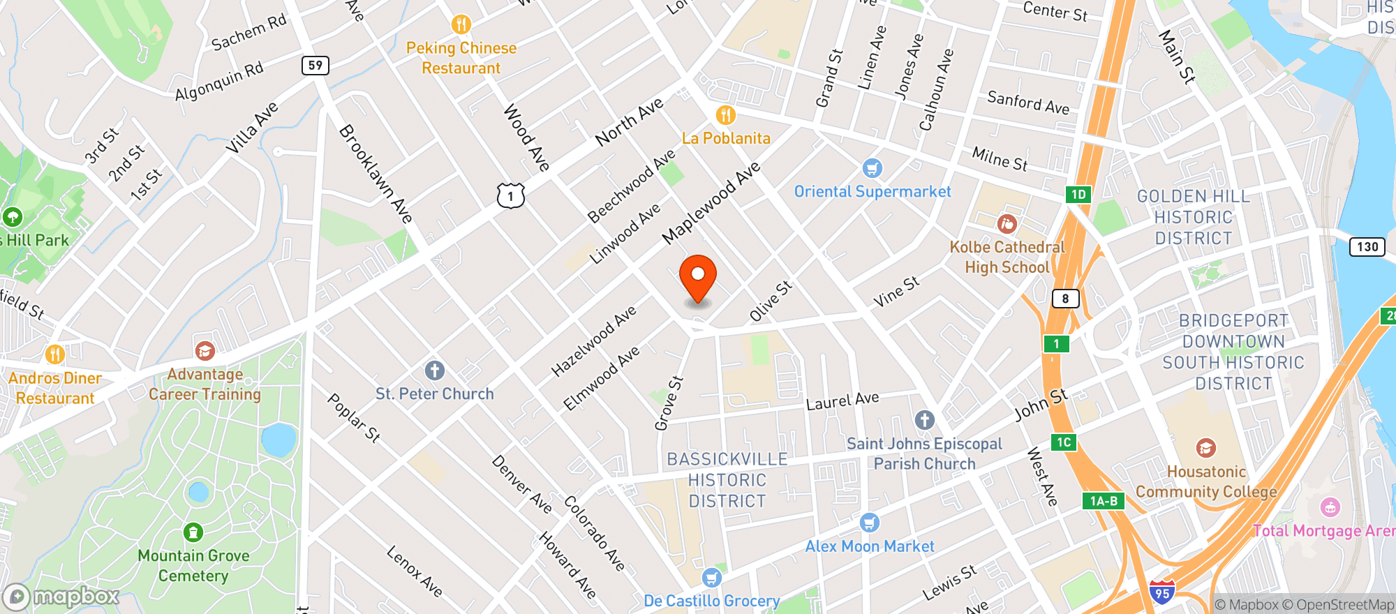 Map showing BEVMAX