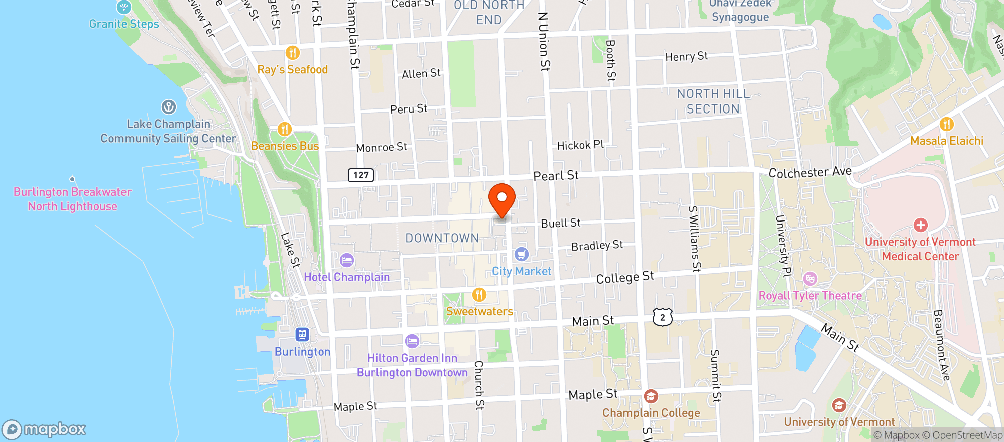 Map showing High Fidelity Llc Dba Lucky You
