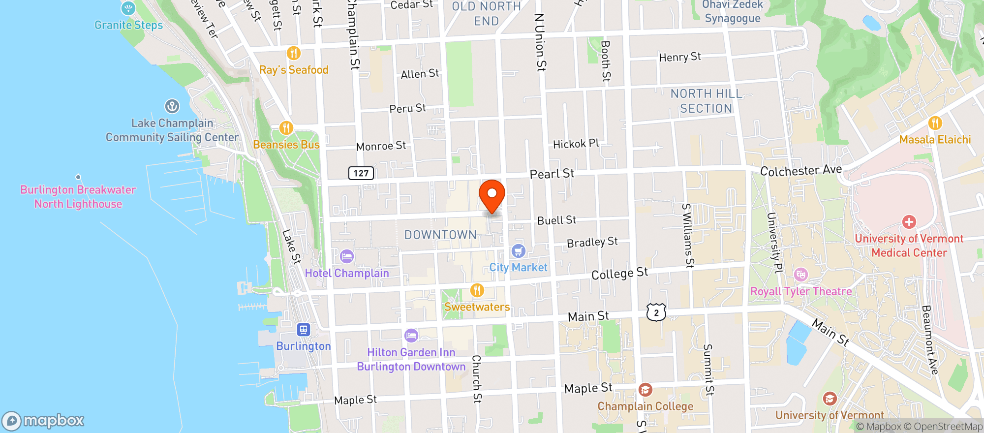 Map showing LUCKY YOU