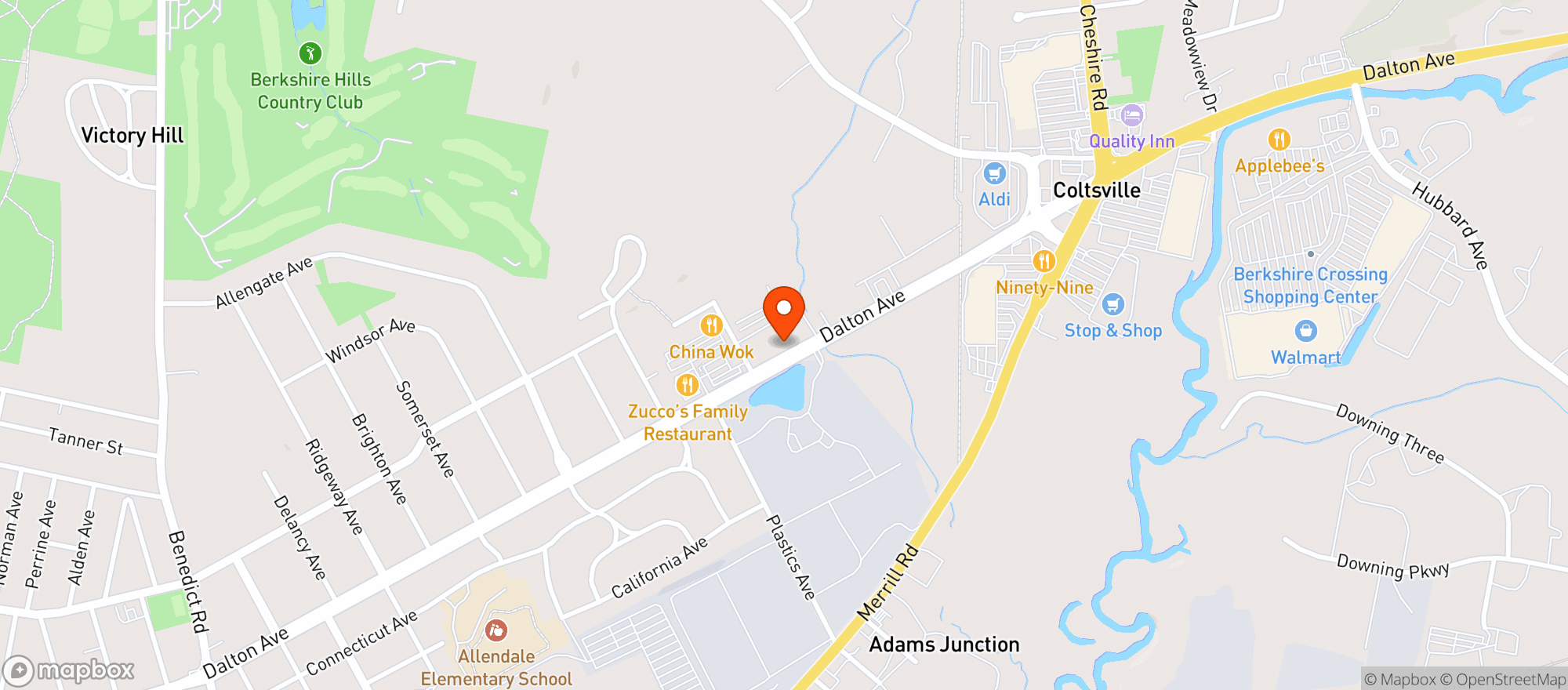 Map showing Liquor Inc