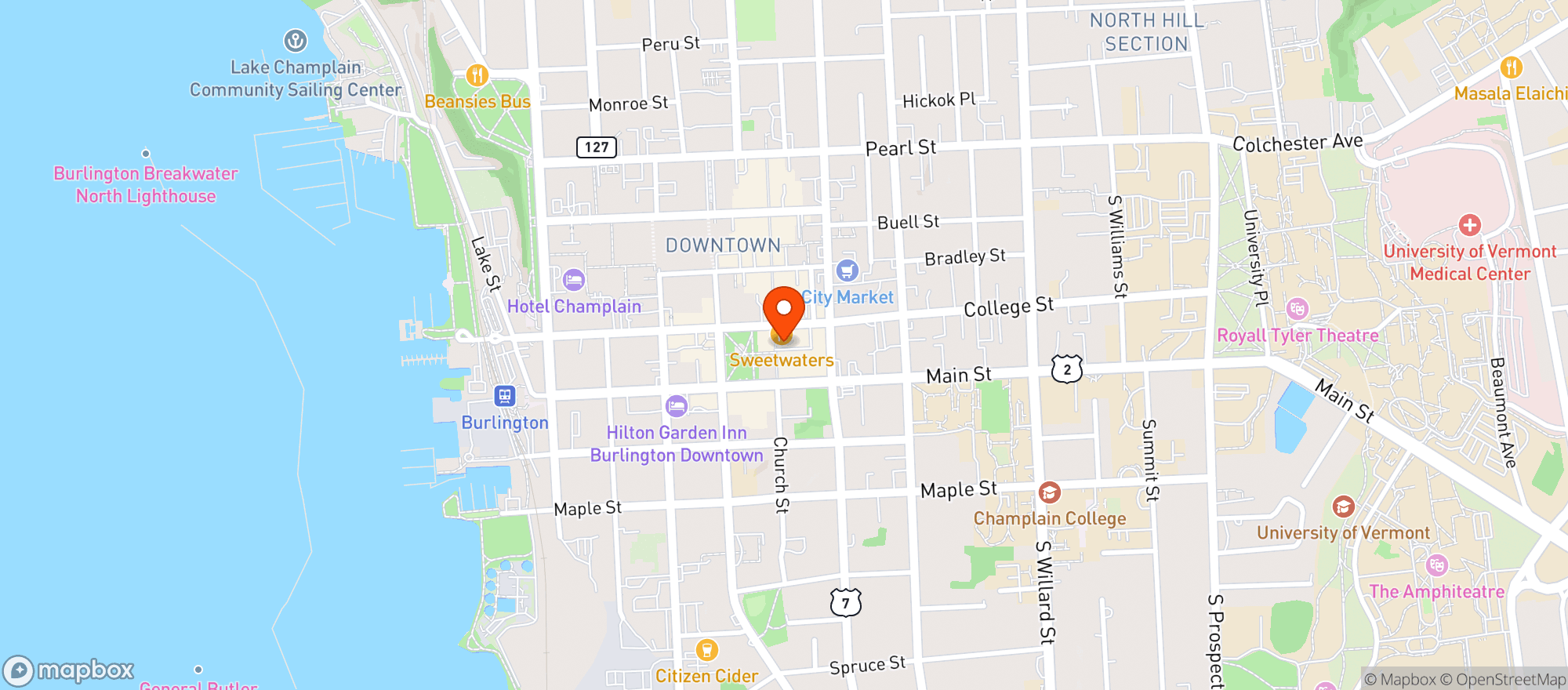 Map showing Akes Place