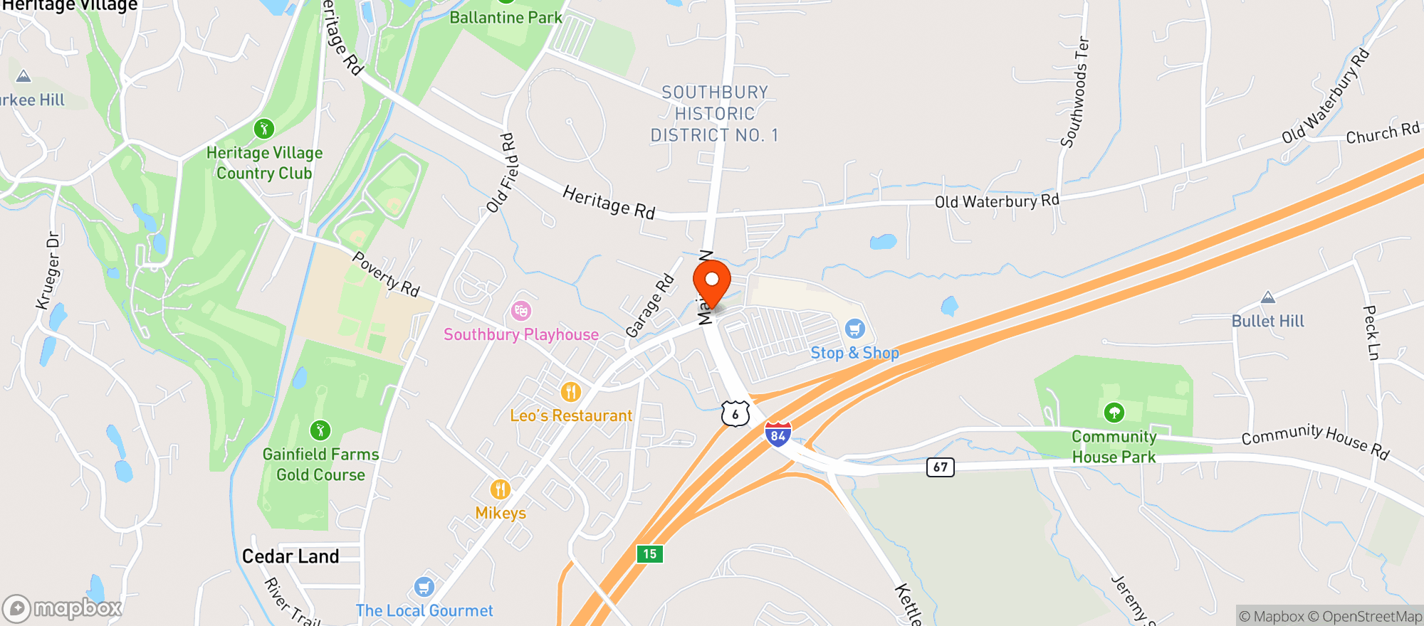 Map showing Stop & Shop #621