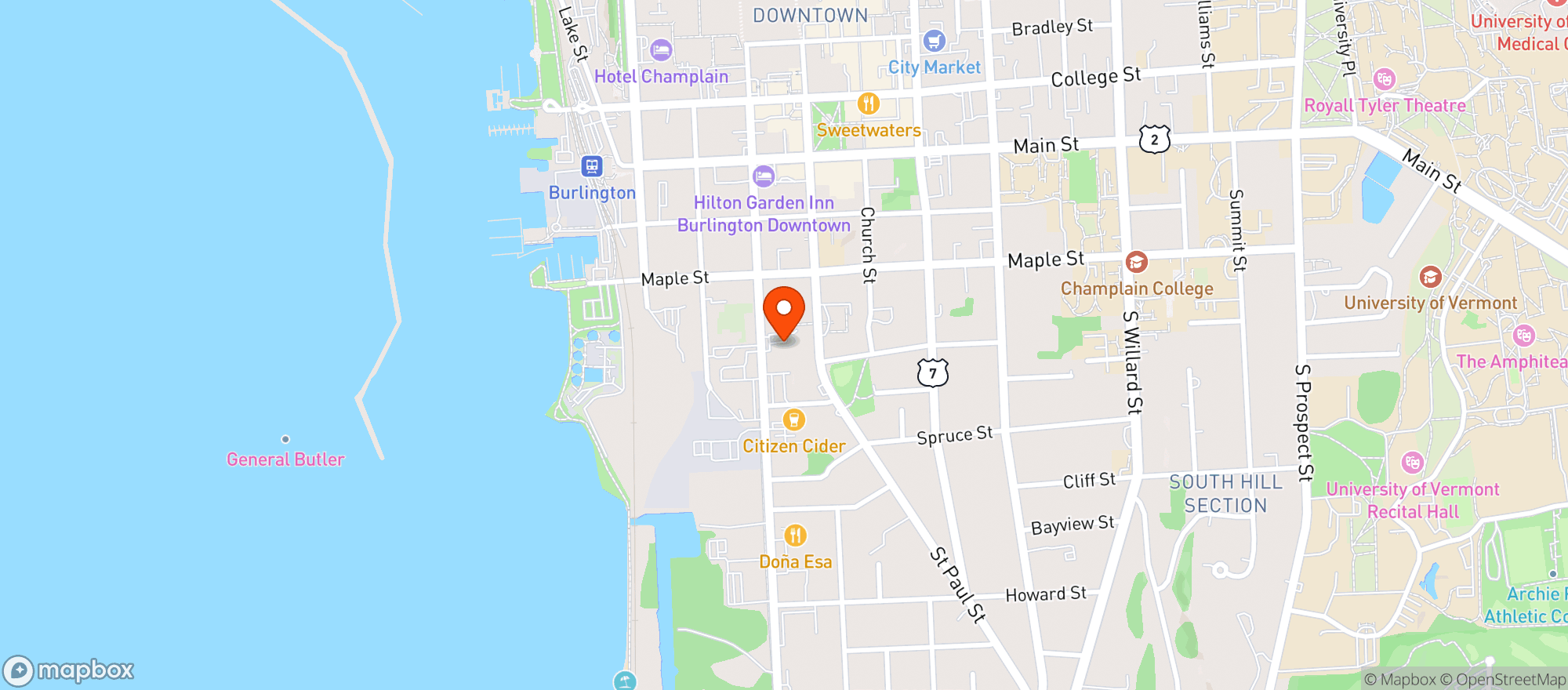 Map showing Alkame Co