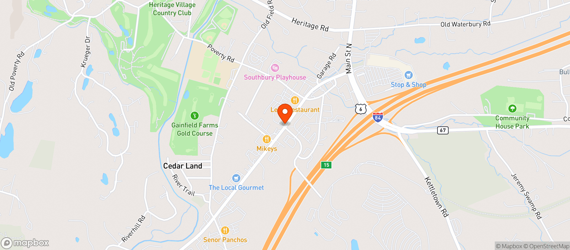 Map showing Lake Wine & Spirits