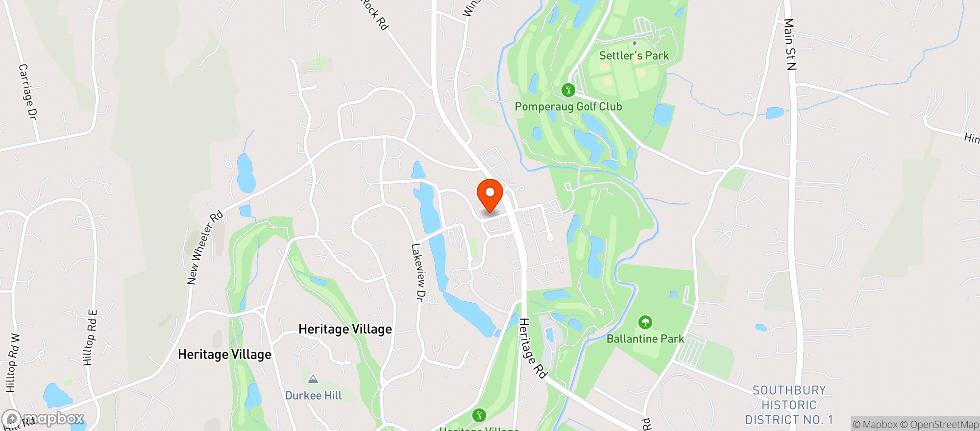 Map showing Caspers Wine & Spirits
