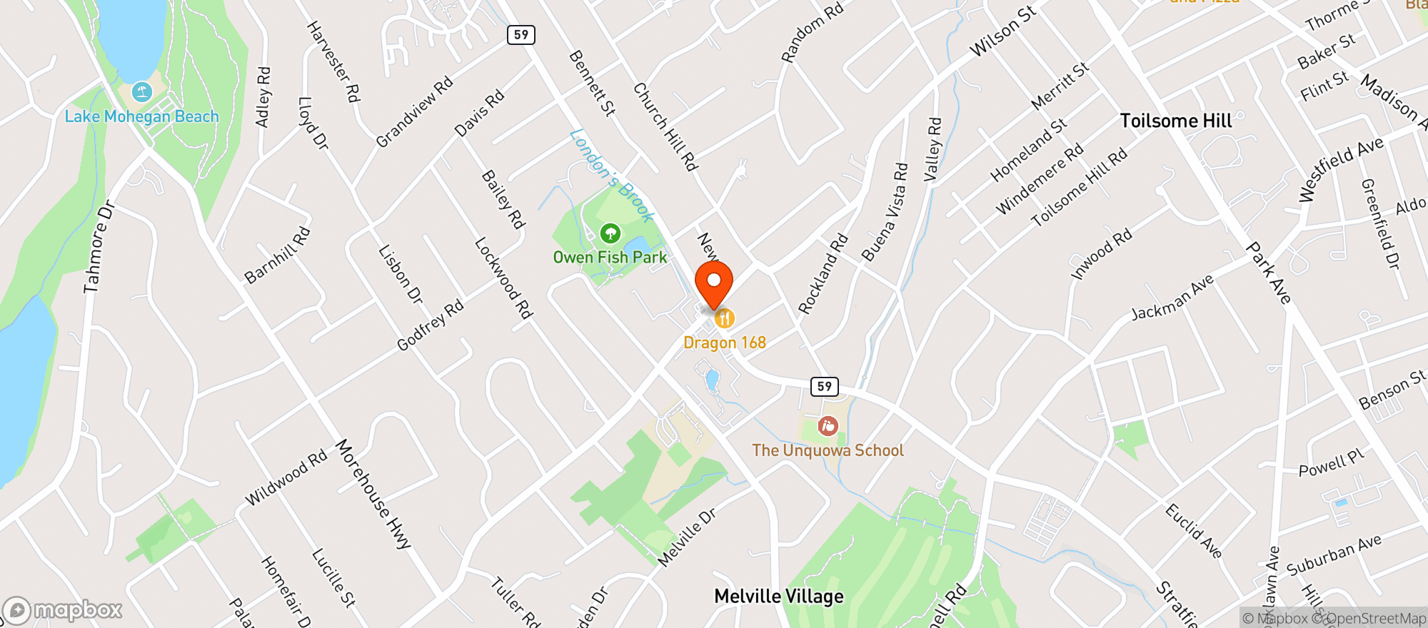 Map showing Stratfield Wine & Liquor