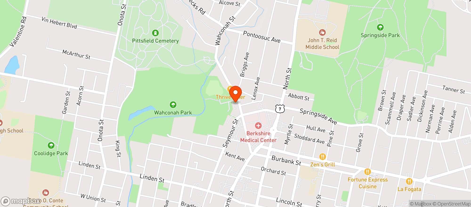 Map showing Hudpuckers Pub